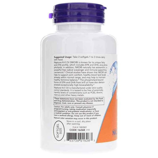 Neptune Krill 500 Mg, NOW